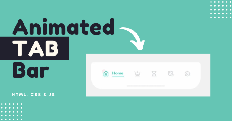 Animated Tab Bar in Html and CSS responsive | FantacyDesigns