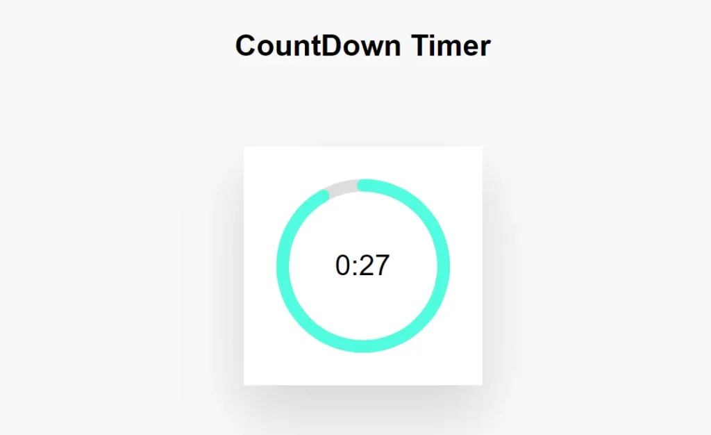 30-Second Countdown Timer JavaScript